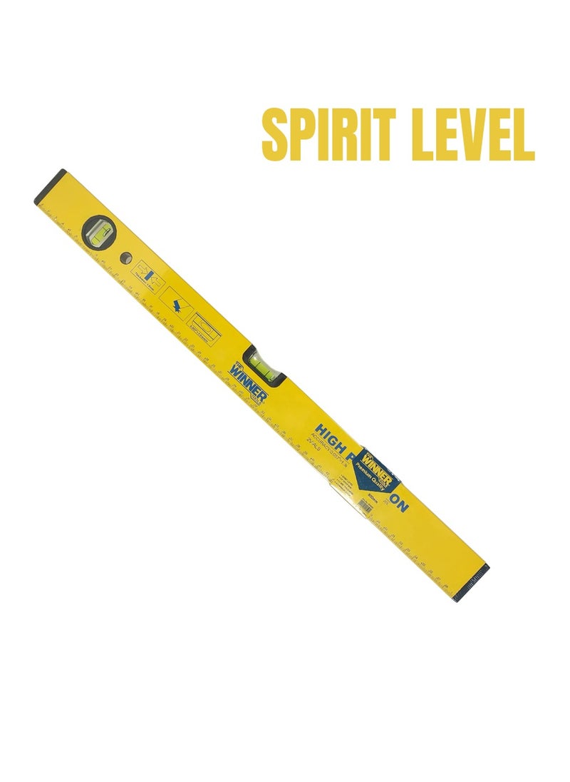 Winner Winner 600mm  Water Scale Carpentry Water Level Tube Aluminum Body Spirit Level Water Level Tool  - Image 1