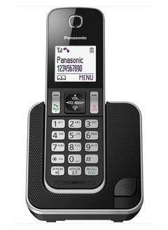 باناسونيك باناسونيك تليفون ارضي لاسلكي من باناسونيك KX-TGD310 اسود  - Image 1