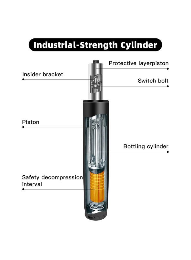 Omyoffice 4.7 inch Office Chair Gas Lift Cylinder-Office Chair Replacement Parts,Universal Size Fits Most Chairs,Heavy Duty Gas Lift Hydraulic/Pneumatic Piston for Office Chair - Image 4