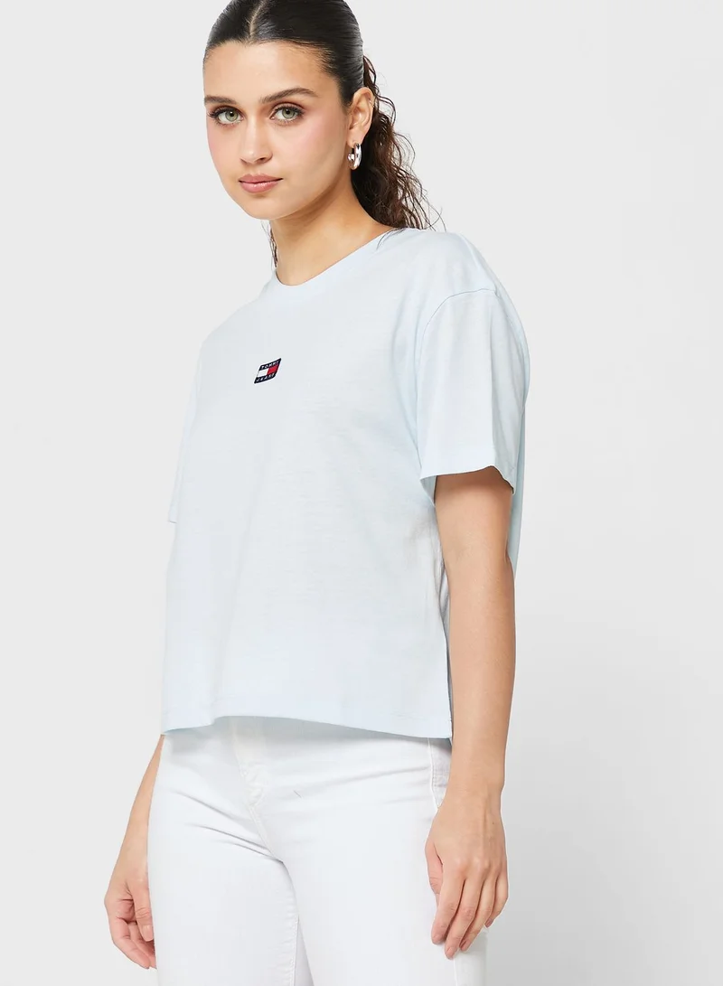 TOMMY JEANS Crew Neck Logo T-Shirt