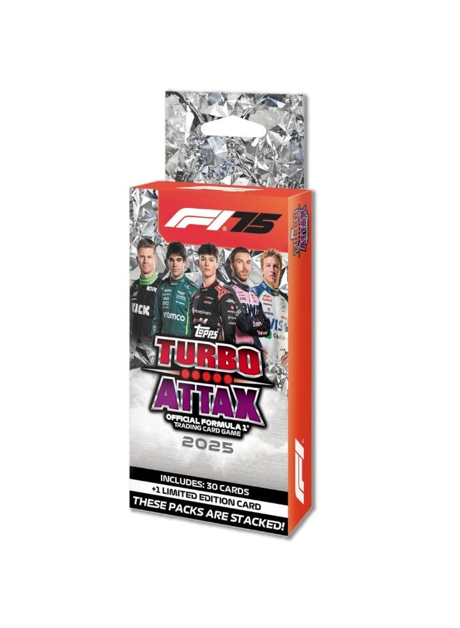 توبس لعبة بطاقات التداول والتحصيل Topps Turbo Attax Formula 1® 2025 (صندوق القيمة) - Image 1
