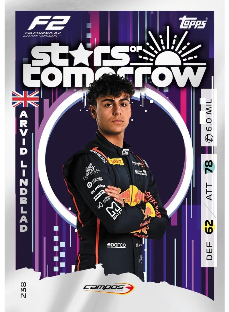 توبس لعبة بطاقات التداول والتحصيل Topps Turbo Attax Formula 1® 2025 (صندوق القيمة) - Image 3