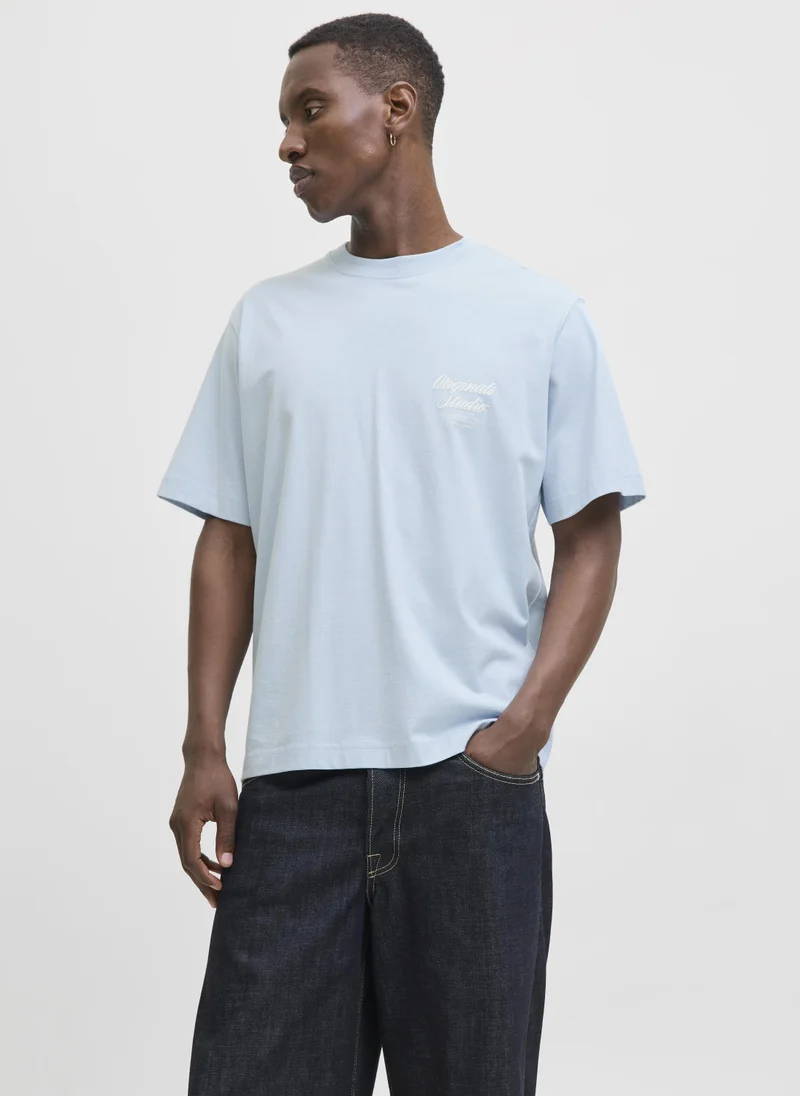 JACK & JONES JORNORREBRO TYPO TEE SS CREW NECK NOOS