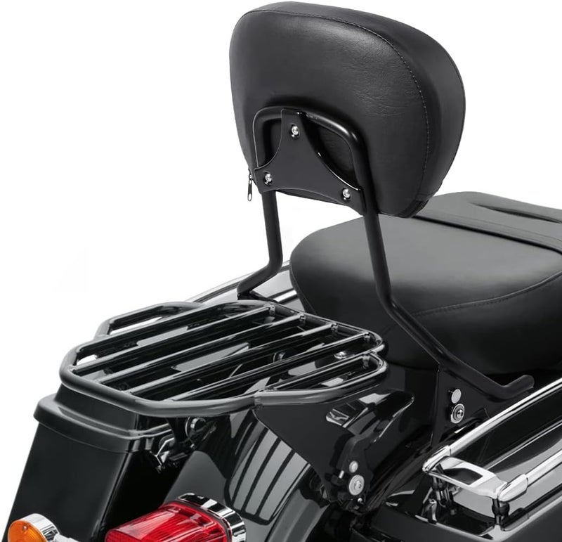 XFMT Motorcycle King Detachable Two-Up Luggage Rack for Harley Touring Road King Street Glide Road Glide Electra Glide 2009-Later, Flat Black - Image 5