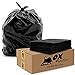 Ox Plastics 55 Gallon 4mil Trash Can Liners Bags 35 Count Capacity Thick Extra Heavy Duty Strength Large Garbage LeakProof Durable House Commercial Use Bags Black - Image 4