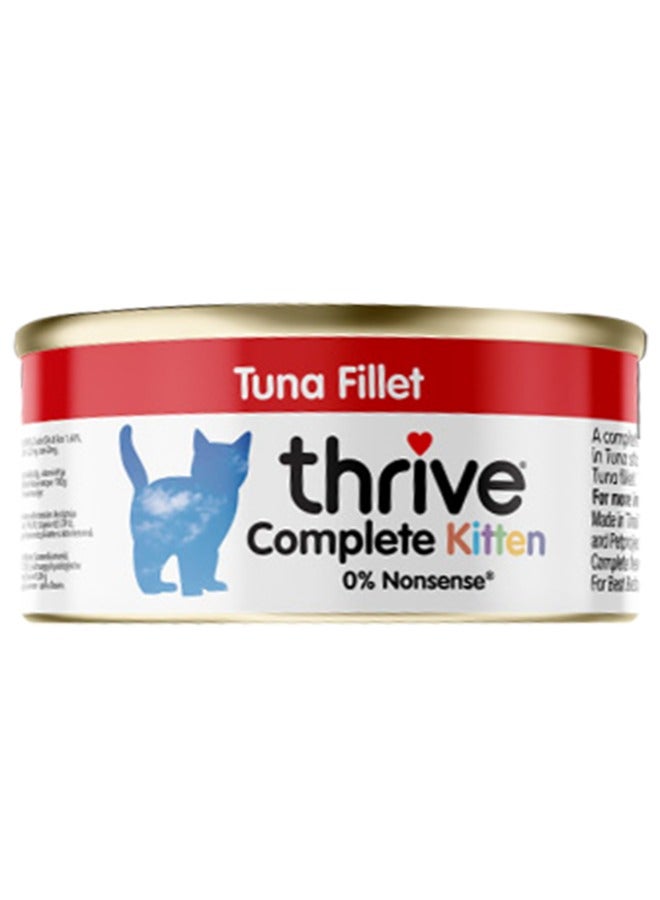Thrive Complete Tuna Wet Kitten Food 75g x 3 pcs