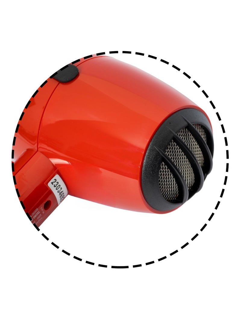 تكنو دراي  مجفف شعر أحمر/فضي  سوبر تربو 6000 - Image 2