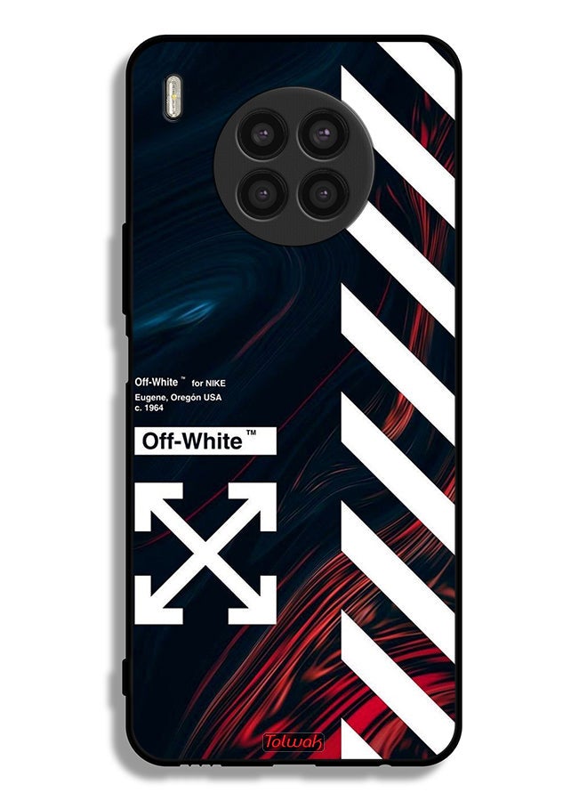 Tolwak Honor 50 Lite Protective Case Cover Off White Sticker - Image 2