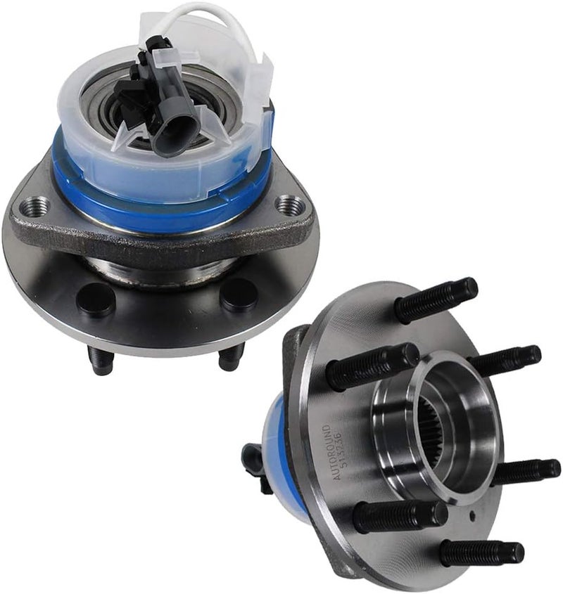 Autoround 513236 [2-Pack] Front Wheel Bearing and Hub Assembly for Chevy Uplander, Pontiac Montana, Saturn Relay, Buick Terraza (2006-2009) - Image 1