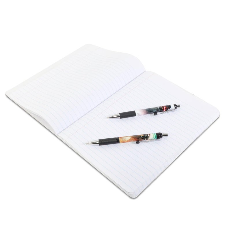 Star Wars Ballpoint Pen Set - Pack of 2 Rollerball Pens Featuring Darth Vader, Han Solo, Chewbacca and More | Star Wars School and Office Supplies - Image 3