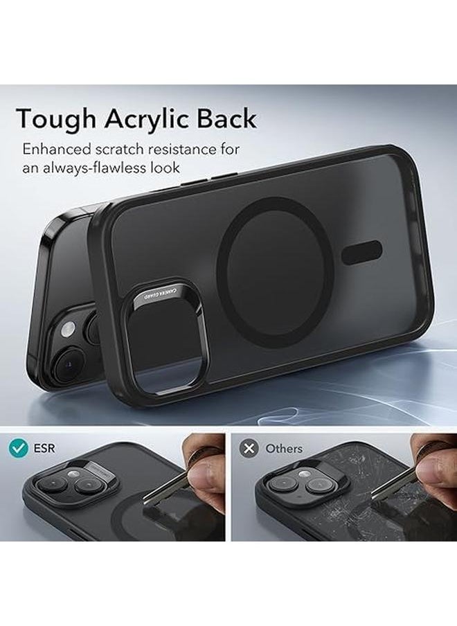 ESR - For Iphone 15 Case Cover Compatible With Magsafe Military Grade Protection Yellowing Resistant Scratch Resistant Back Magnetic Phone Case For Iphone 15 Classic Series Frosted Black - Image 1