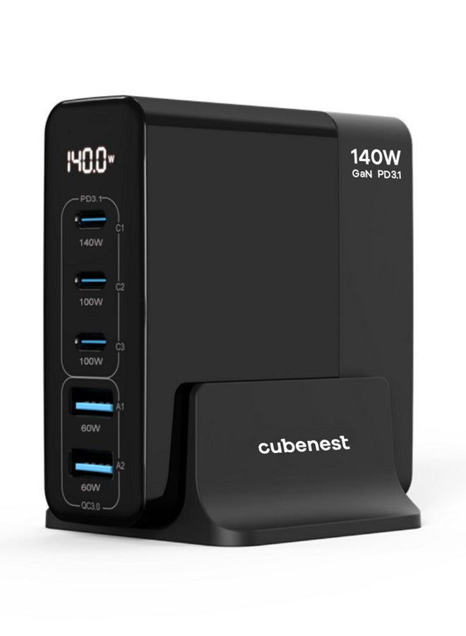 كيوب نيست Cubenest PD GaN Adapter 140W S5D0 - Image 1