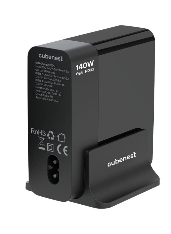 كيوب نيست Cubenest PD GaN Adapter 140W S5D0 - Image 3