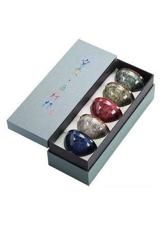 Chinese Kung Fu Tea Set - 5 Pcs Ceramic Yerba Mate Cup Set, Traditional China Style, Elegant Gift for Tea Lovers - pzsku/Z2D7A079E0FE78CFEACC1Z/45/_/1700214777/84937628-3f03-48bc-ba08-054d8cf182d0