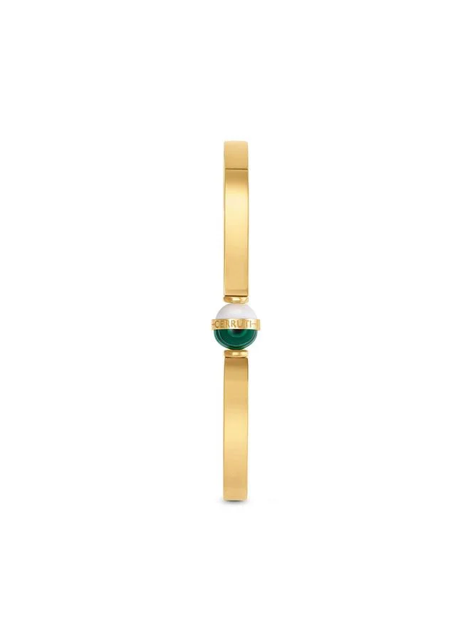 CERRUTI 1881 Luciana Gold Plated Stainless Steel Bangle for Women 47mm