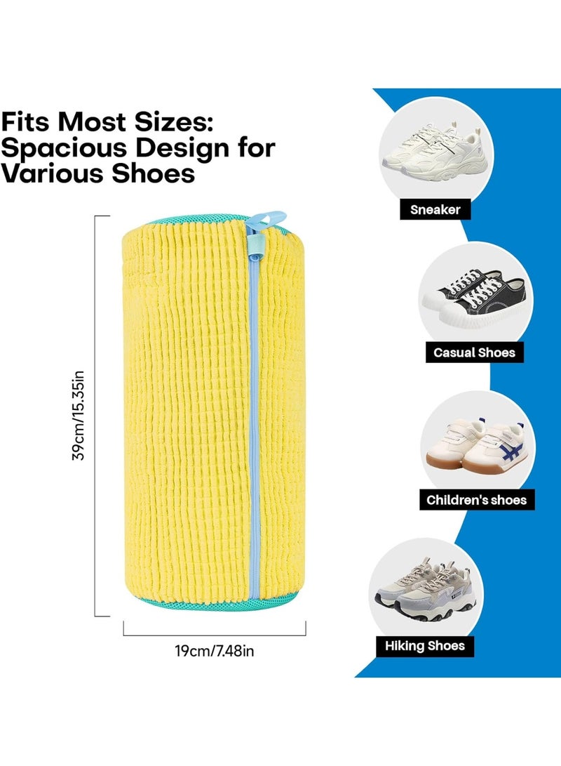 كيس غسيل لغسالة الأحذية: كيس غسيل الأحذية للغسالة والمجفف - كيس تنظيف الأحذية القابل لإعادة الاستخدام للأحذية الرياضية وأحذية التنس، مجموعة تنظيف مضادة للبقع (قطعة واحدة) - Image 2