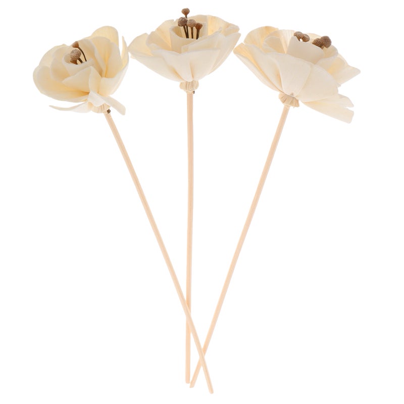 3pcs Reed Sticks No Flame Reeds Natural Dried Floral Fragrance Refill Sticks Home Scent Diffuser Flower Diffuser Sticks - Image 5
