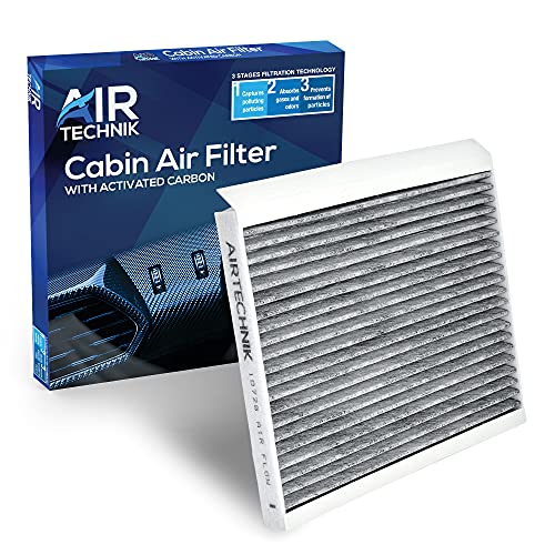 AirTechnik CF10728 Cabin Air Filter w/Activated Carbon | Fits Select 2007-2020 Hyundai Accent, Elantra, Elantra Coupe, Elantra GT, Tucson, ix35, Kia Forte, Forte Koup, Forte5-971332H000 - Image 1