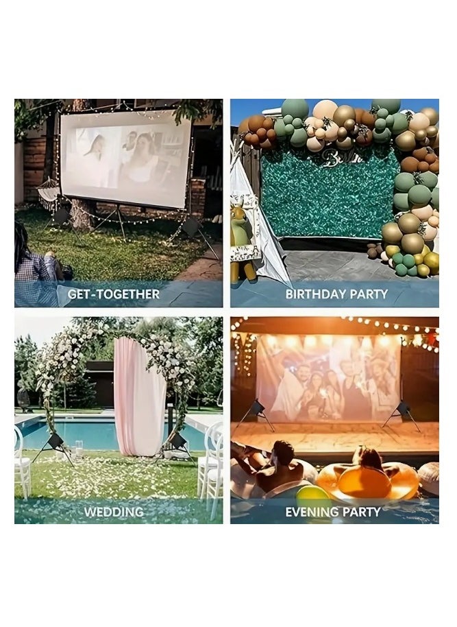 Hihonor - Backdrop Stand , Four-Legged Photo Backdrop Stand, More Stable Adjustable Backdrop Stand for Parties, Wedding Balloon Arch Stand, Advertising Display and Video Shooting, 8.5 * 10ft - Image 1