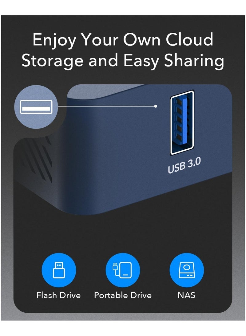 cudy AX3000 Pocket-Sized Wi-Fi 6 Gigabit Travel Router,2.5Gbps RJ45 Ethernet Port, Extender/Repeater for Hotel&Public Network, WISP, VPN Client and Server, USB 3.0,TR3000 - Image 3