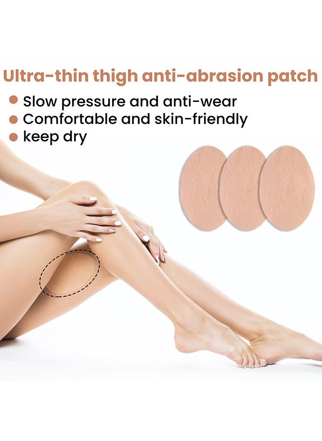 EELHOE 6 Pcs Thigh Inner Anti Chafing Sticker Paste Inner Thigh Anti Wear Patch Self Adhesive Wear Resistant Thigh Patch Disposable Ultra Thin Invisible Thigh Inner Anti Chafing Paste For Thigh Inner  - Image 5