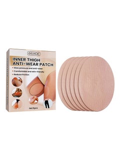 EELHOE 6 Pcs Thigh Inner Anti Chafing Sticker Paste Inner Thigh Anti Wear Patch Self Adhesive Wear Resistant Thigh Patch Disposable Ultra Thin Invisible Thigh Inner Anti Chafing Paste For Thigh Inner  - Image 1