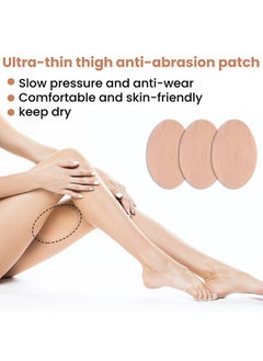 EELHOE 6 Pcs Thigh Inner Anti Chafing Sticker Paste Inner Thigh Anti Wear Patch Self Adhesive Wear Resistant Thigh Patch Disposable Ultra Thin Invisible Thigh Inner Anti Chafing Paste For Thigh Inner  - Image 5