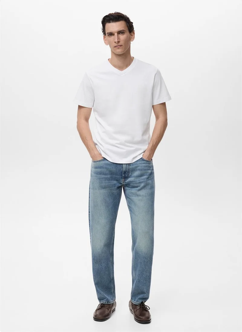 Mango Man V-neck T-shirt