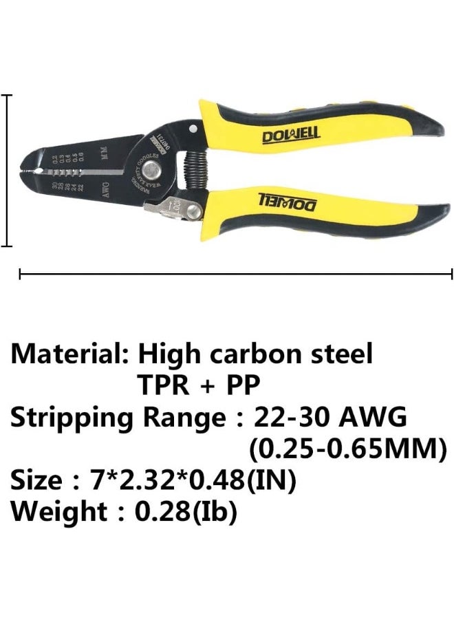 Generic - DOWELL 22-30 AWG Wire Stripper Wire Stripping Tool Wire Cutter And Multi-Function Hand Tool - Image 1