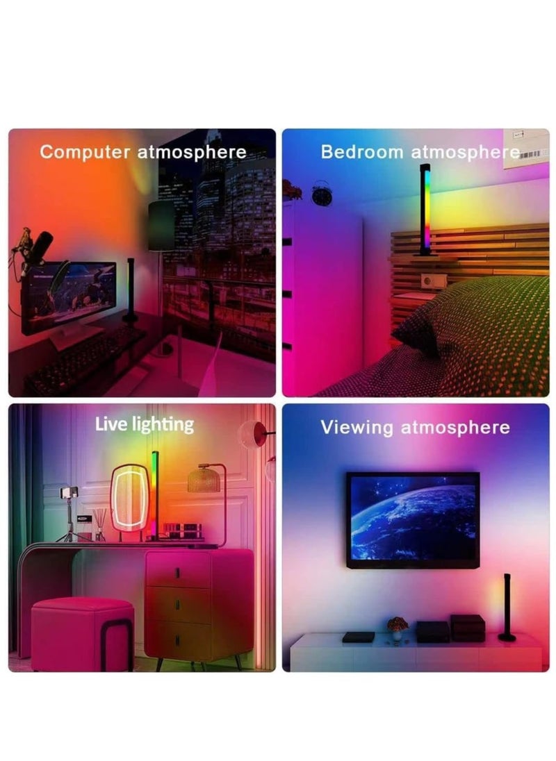 ELTRAZONE Smart RGB LED Light Bars, Ambient Lighting, Bluetooth Monitor Flow Light Bars with APP Control, Color Gaming Light Bar for TV/Room Decoration/Movie/PC  - Image 5