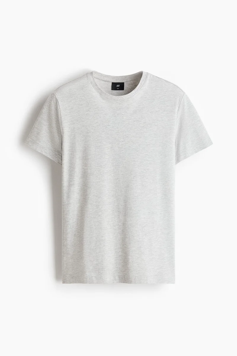 H&M  5-pack T-shirts Slim fit for Men | Best Price UAE