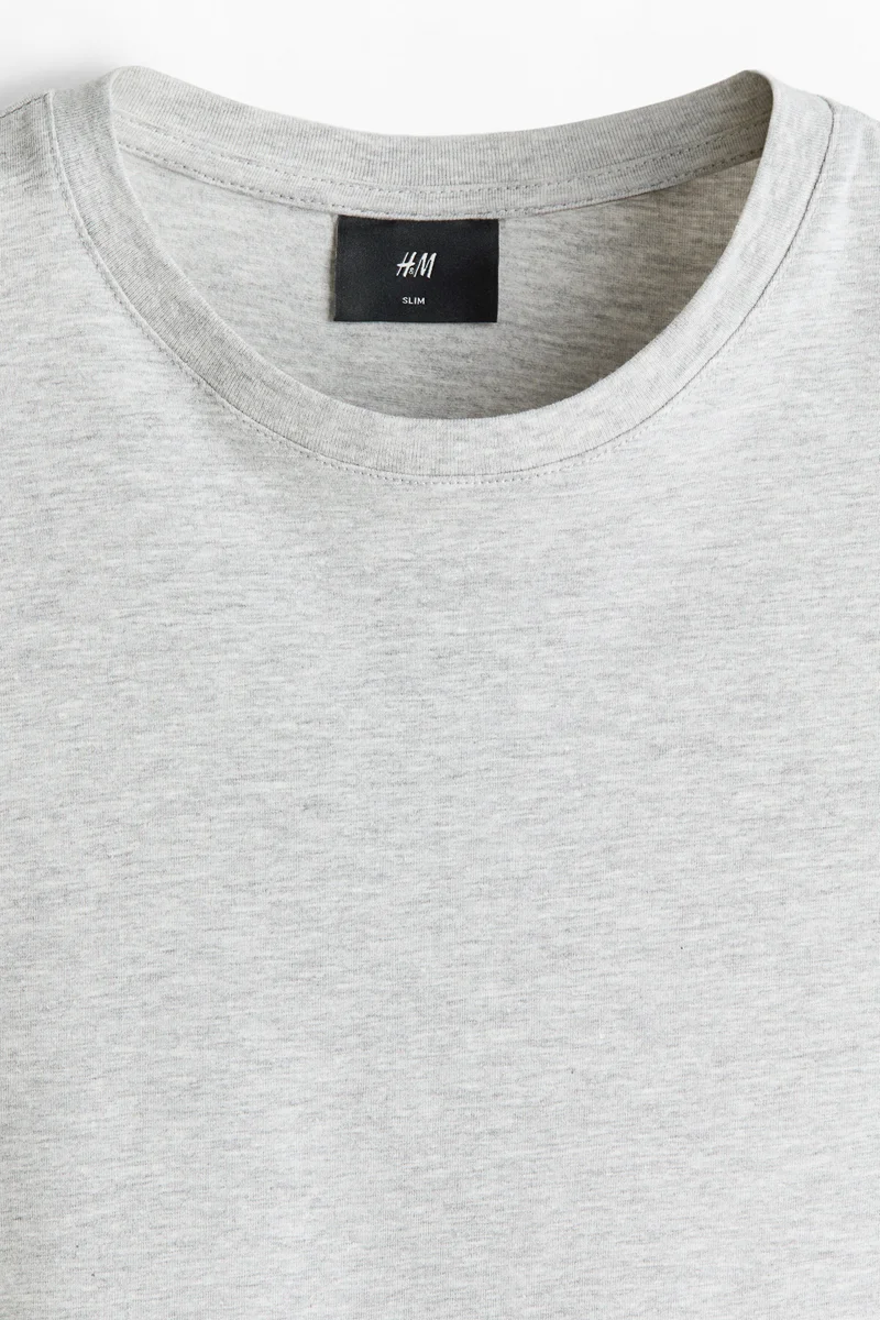 H&M  5-pack T-shirts Slim fit for Men | Best Price UAE