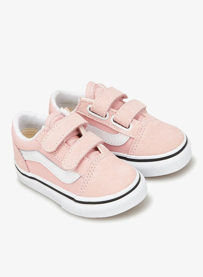 VANS Kids' Old Skool Velcro Unisex Shoe (Baby and Toddler)