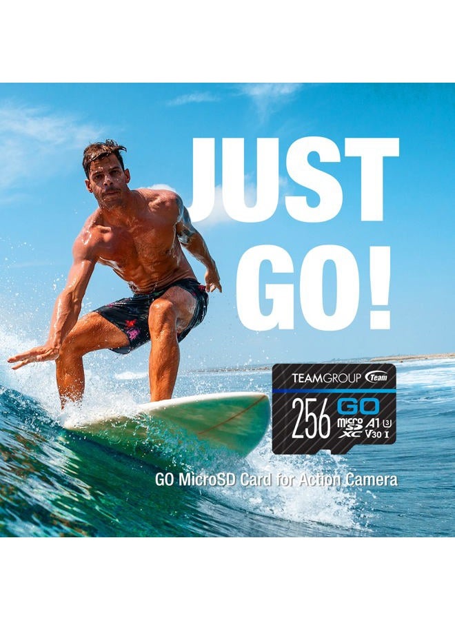 TeamGroup GO Card 128GB x 5 PACK Micro SDXC UHS-I U3 V30 4K for GoPro & Drone & Action Cameras High Speed Flash Memory Card with Adapter for Outdoor Sports, 4K Shooting, Nintendo-Switch TGUSDX128GU363 - Image 4