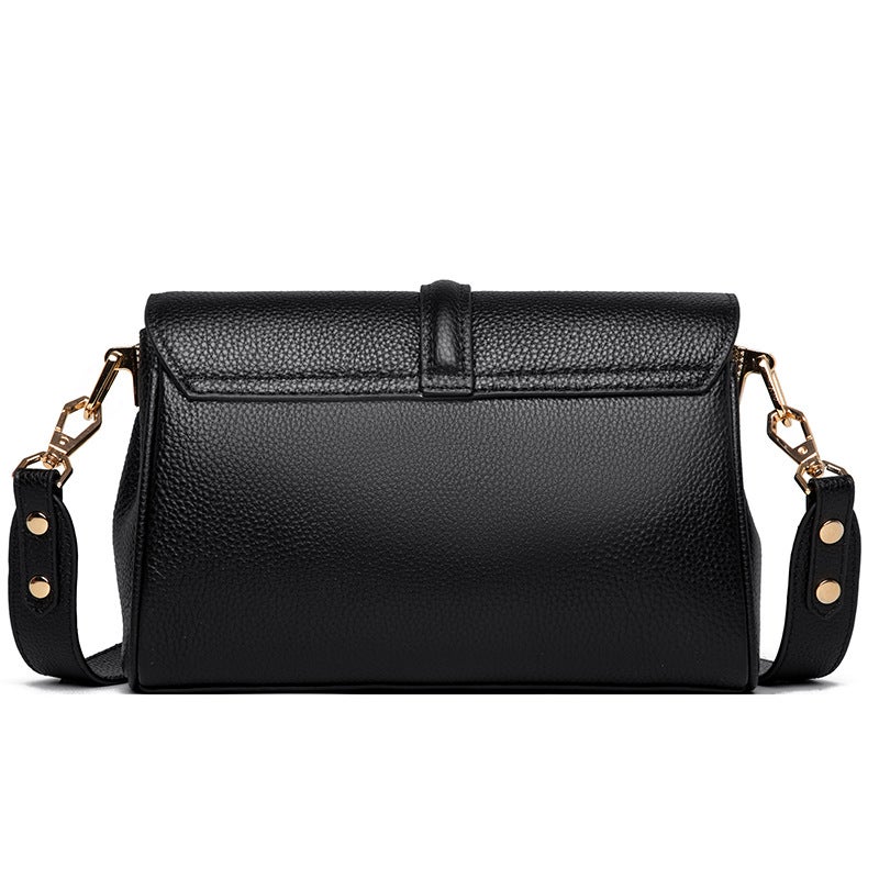 Genuine Leather Women'S Bag High-End 2023 New Fashionable Fashionable Niche Shoulder Crossbody Bag Top Layer Cowhide Women'S Bag - Image 4