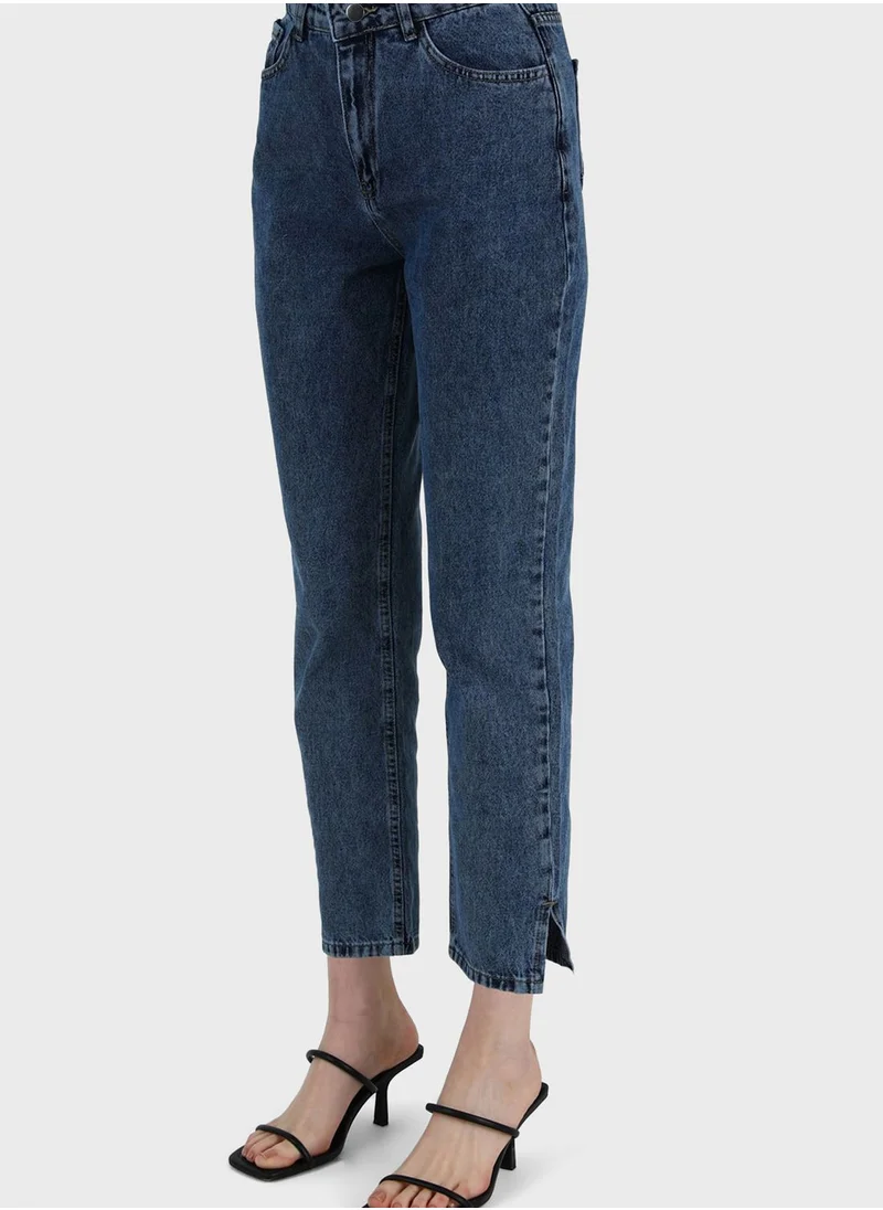 Refka by modanisa High Waist Denim Jeans
