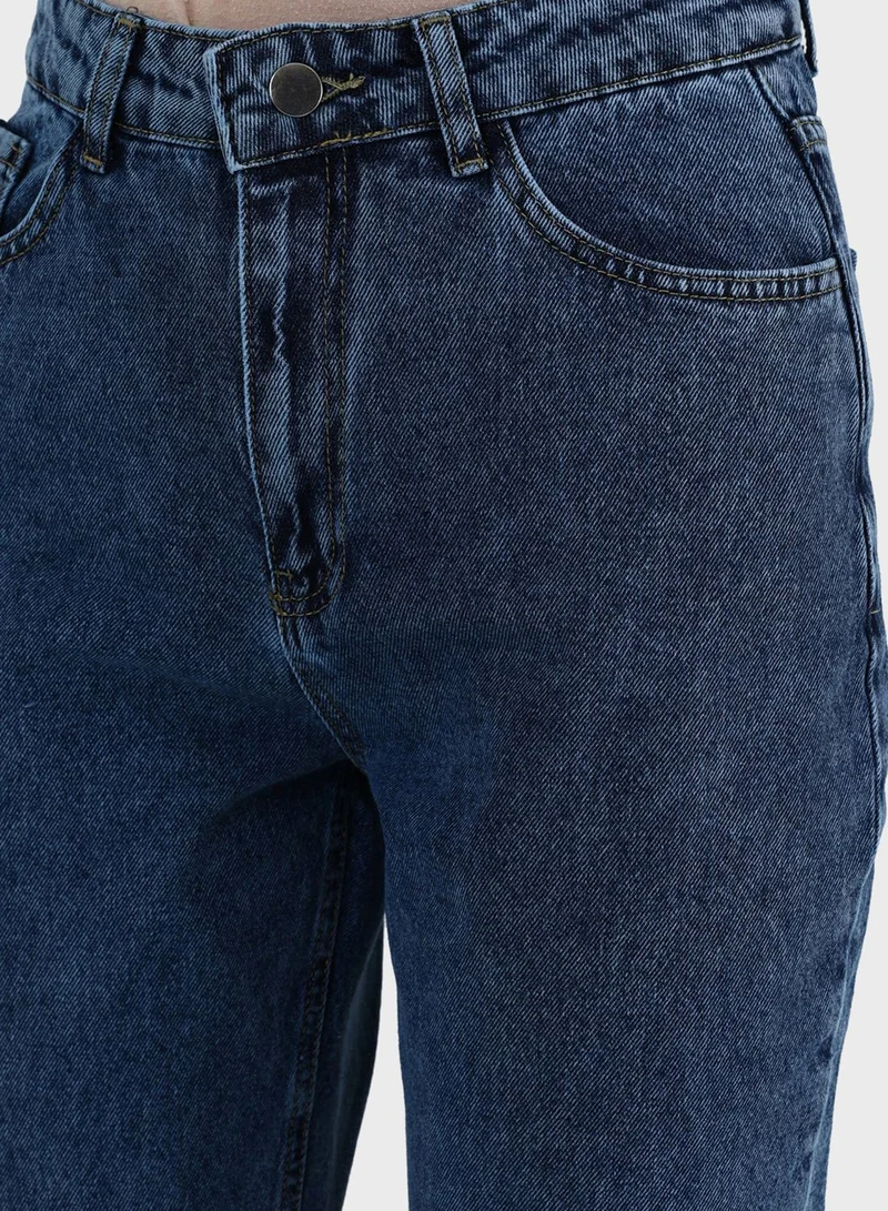 Refka by modanisa High Waist Denim Jeans