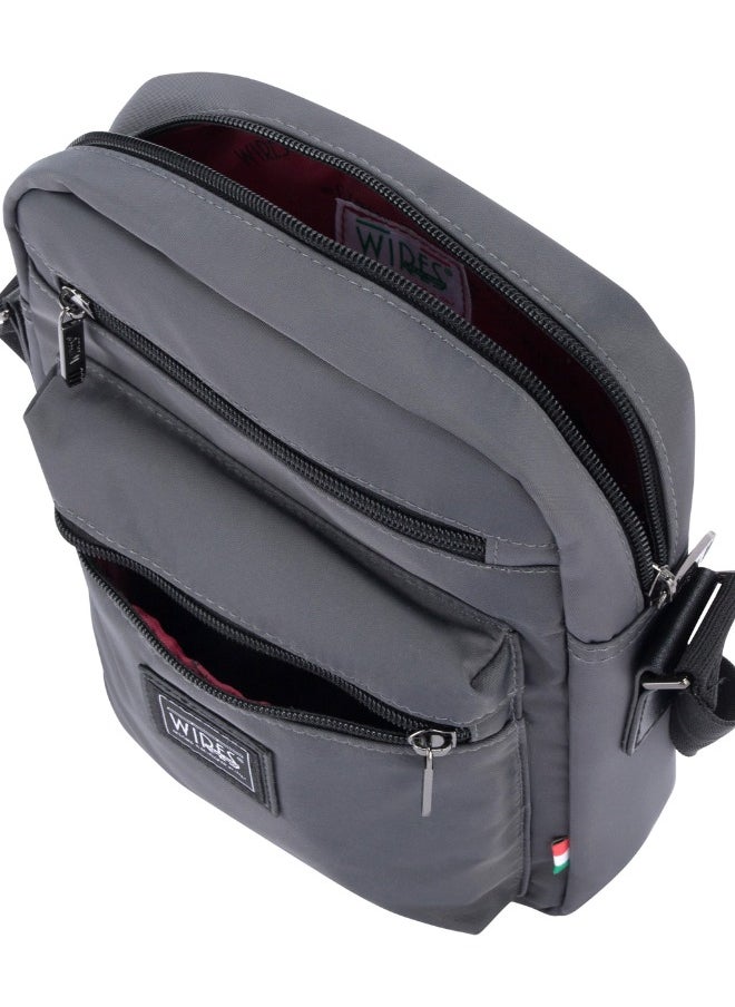 Wires Messenger Bag Shoulder Bag Crossbody Bags with Adjustable Strap Cross-Body Bags for Men,Waterproof Travel Bag Daily Man Bag Gift with Detachable keychain for Ipad 9.8 Inch  - Image 4