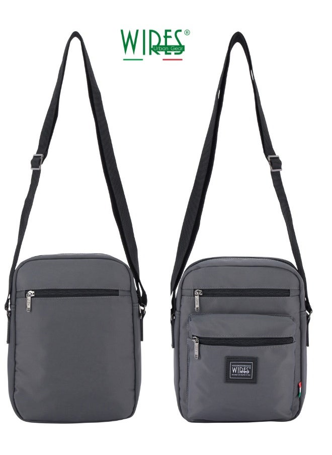 Wires Messenger Bag Shoulder Bag Crossbody Bags with Adjustable Strap Cross-Body Bags for Men,Waterproof Travel Bag Daily Man Bag Gift with Detachable keychain for Ipad 9.8 Inch  - Image 5