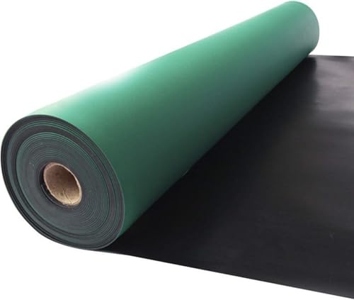 tonchean 23.7" x 118" Rubber ESD Soldering Mat Roll, ESD Anti-Static Mat Roll High Temperature Resistant ESD Grounding Desk Mat Anti-Static Table Mat for Phone,PC,ESD Sensitive Device Repair, Green - Image 5
