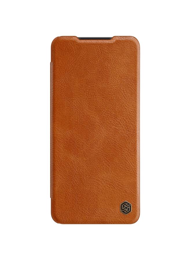 نيلكين جراب لهاتف Samsung Galaxy A22 4G LTE QIN Series Crazy Horse Texture، جراب جلدي قلاب أفقي - Image 3