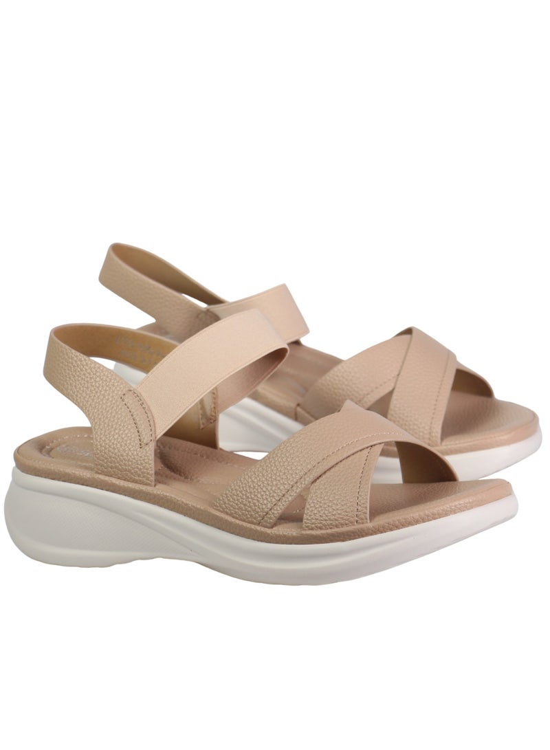 SD.Felano Flat Sandals for Women | Stylish & Comfy Open-Toe Summer Shoes for Ladies | Lightweight Slip-On Design with Soft Cushioned Footbed – Perfect for Beach Walks, Travel, Shopping & Everyday Comfort - Image 3