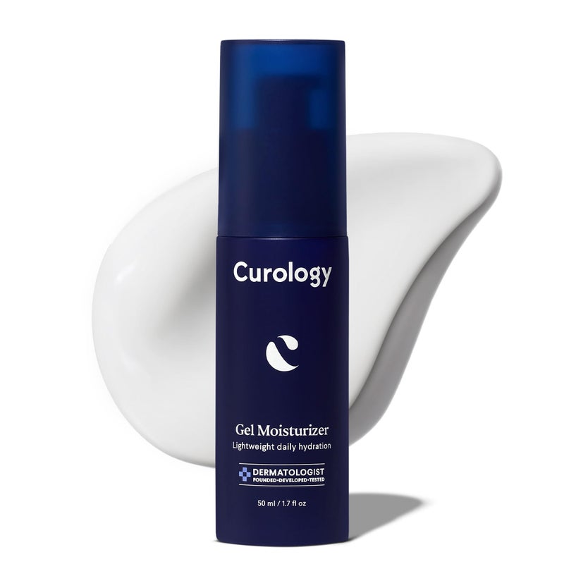 Curology Gel Face Moisturizer Daily Face Lotion with Hyaluronic Acid for Oily Dry or Sensitive Skin 17 fl oz