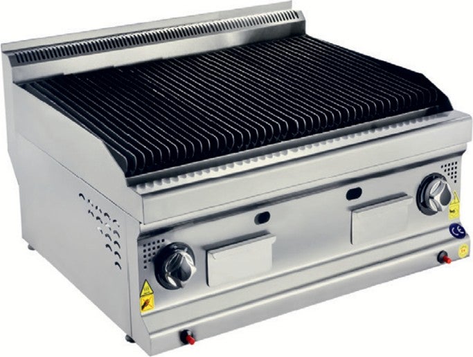 CSA Inox Karacasan Industrial 900 Series Counter Top LPG Cylinder Lava Stone Casting Grill - Image 2