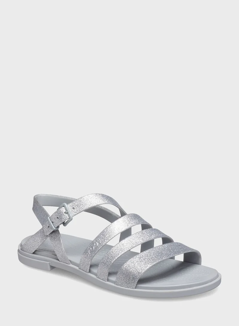 crocs Multi Strap Shimmer Sandals