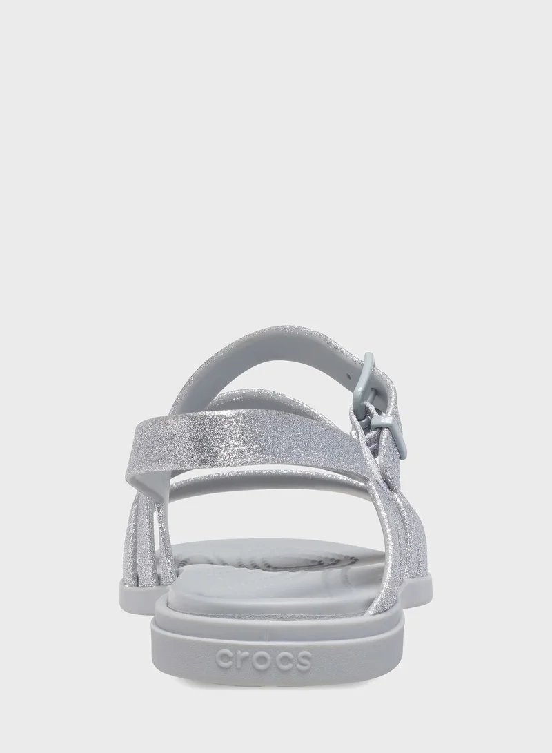crocs Multi Strap Shimmer Sandals