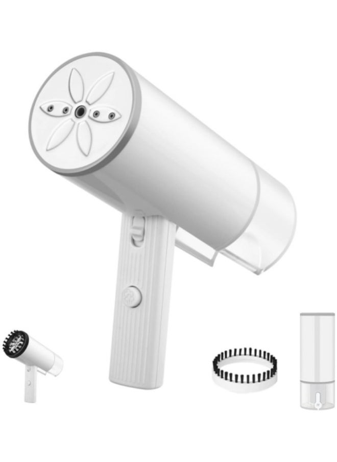 GGEROU - Handheld Steamer for Clothes, Portable Handheld Travel Steamer for Clothing Lightweight Wrinkles Remover,White - Image 1