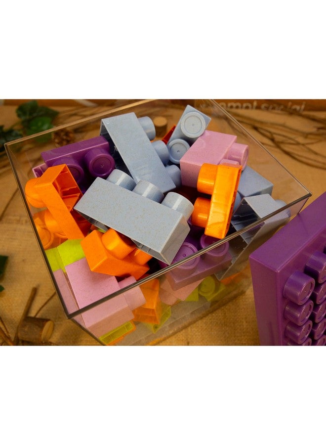 BOLEY Boley Roo Crew: Block Set - 75 Pieces - Assorted Lid Color, Building Activity Set, Colorful Blocks & Storage Container, Toddlers & Kids Ages 2+ - Image 4