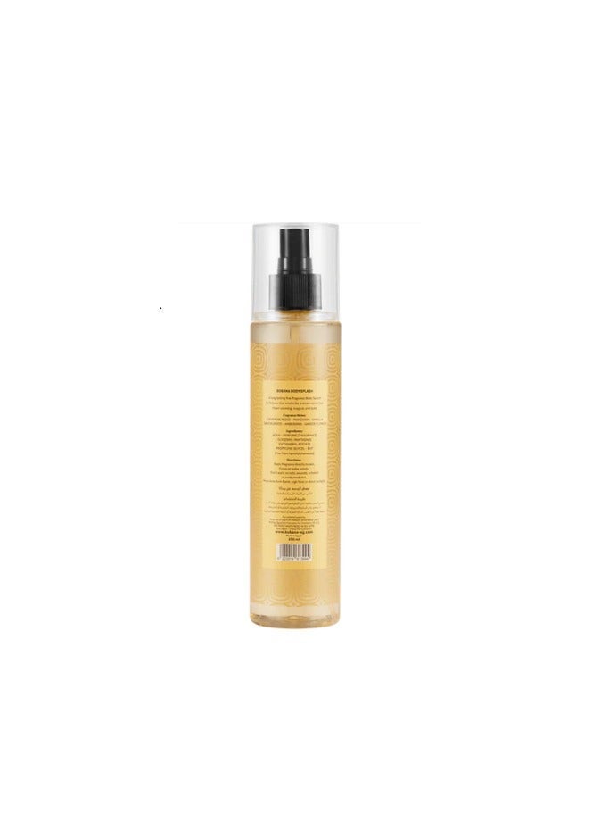 بوبانا معطر للجسم للسيدات جولدن أور 250 مل - Image 3