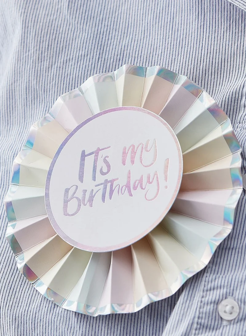 Ginger Ray Pastel Birthday Badge